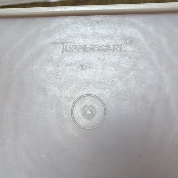 Tupperware Cold Cuts Deli Meat Hot Dog Bacon Keeper Container Orange Red - Picture 10 of 17